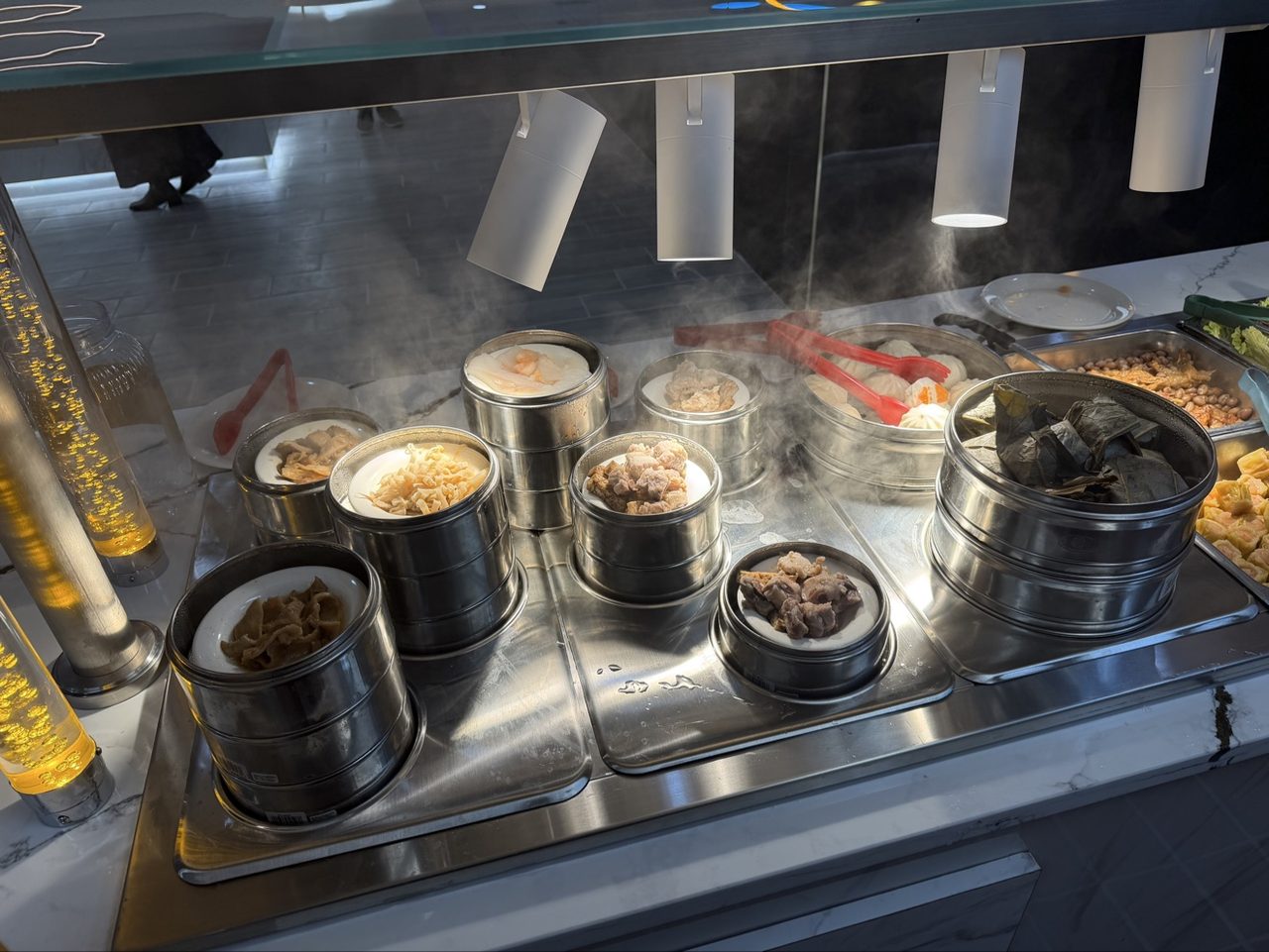 Steamed dim sum baskets