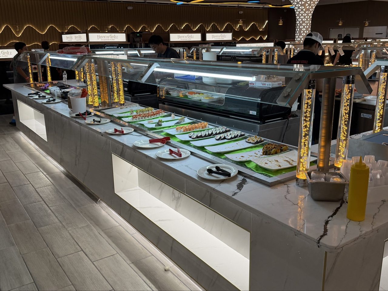 Expanded sushi bar