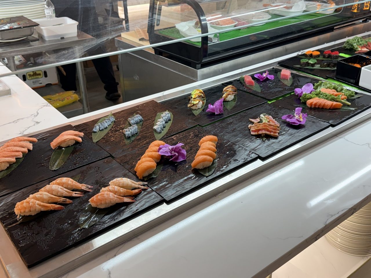 Fresh nigiri close-up