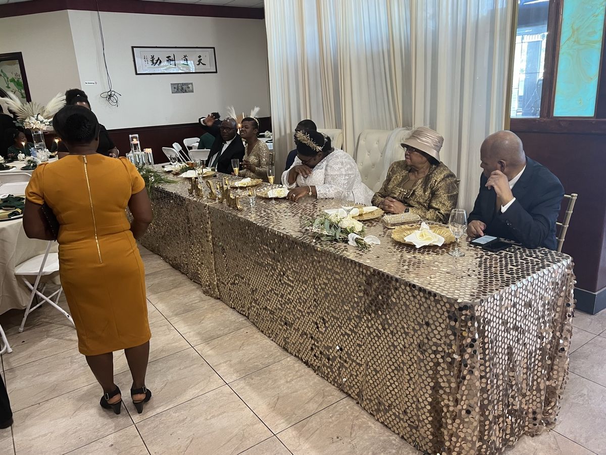 Wedding head table